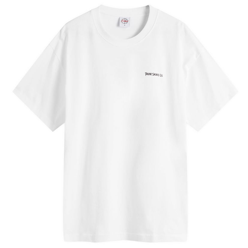 T-paita Polar Skate Co. Life in a Bubble T-Shirt, Size Large Valkoinen | PSC-SP25-21
