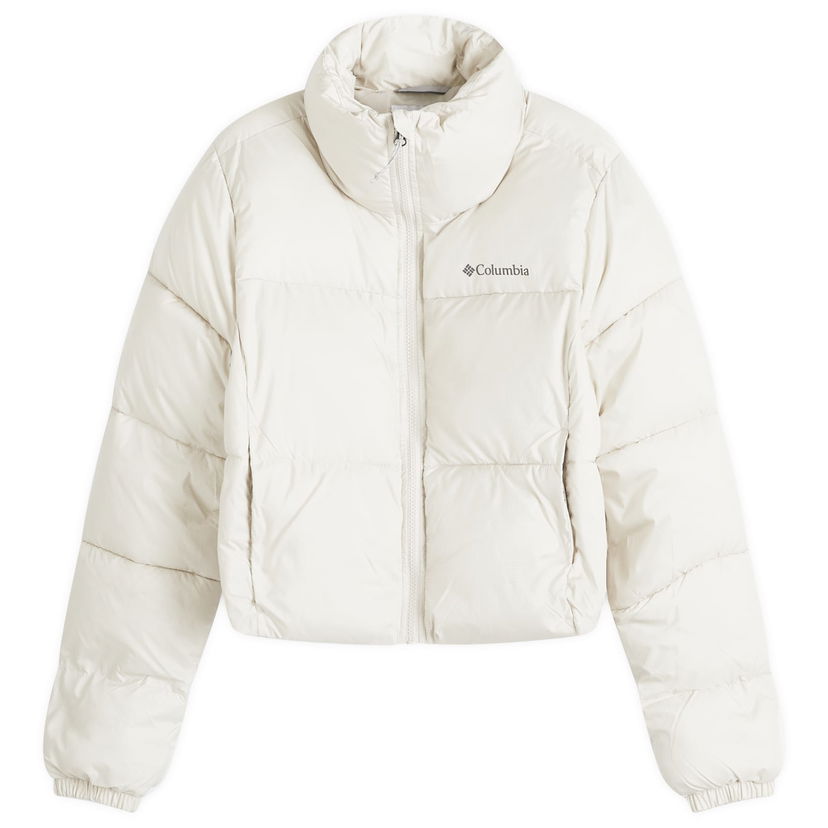 Puffer takki Columbia Women's Puffect Cropped Puffer Jacket Valkoinen | 2088501-STONE