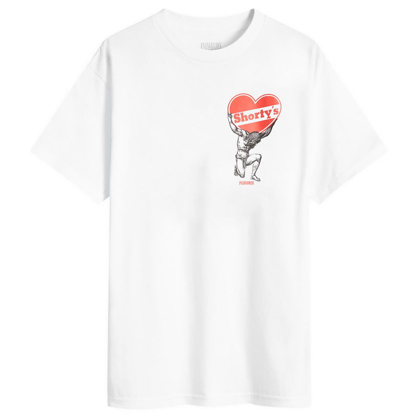 T-paita Pleasures Atlas T-Shirt Valkoinen | P24F071-WHT