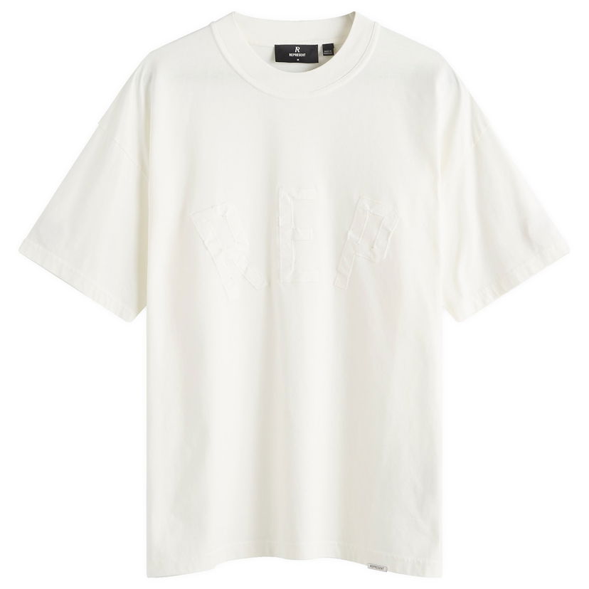 T-paita Represent Clo Rep Applique T-Shirt Valkoinen | MLM4252-072