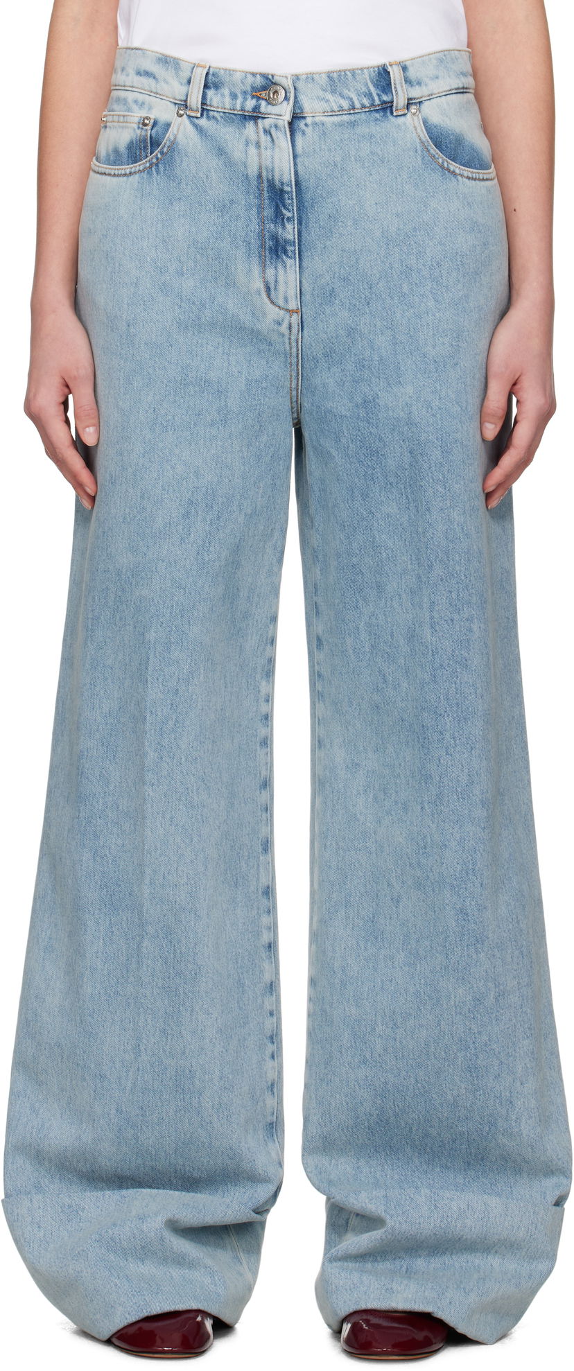 Jeans LANVIN Lanvin Wide-Leg Jeans Sininen | RW-TR0310-D087-P25