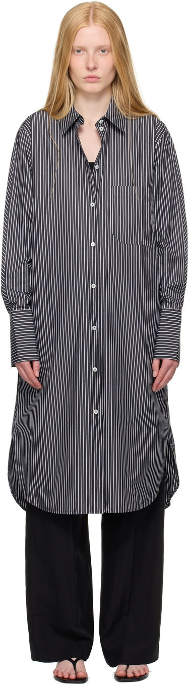 Mekko TOTEME TOTEME Striped Shirt Dress Musta | 253-WRD0201-FB0436, 0