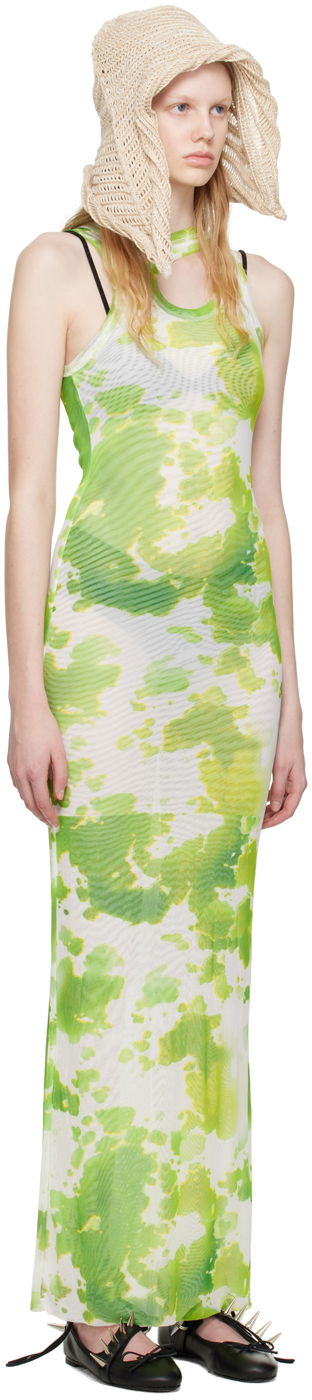 Mekko Ottolinger Ottolinger Exclusive Tie-Dye Maxi Dress Vihreä | 100717, 1
