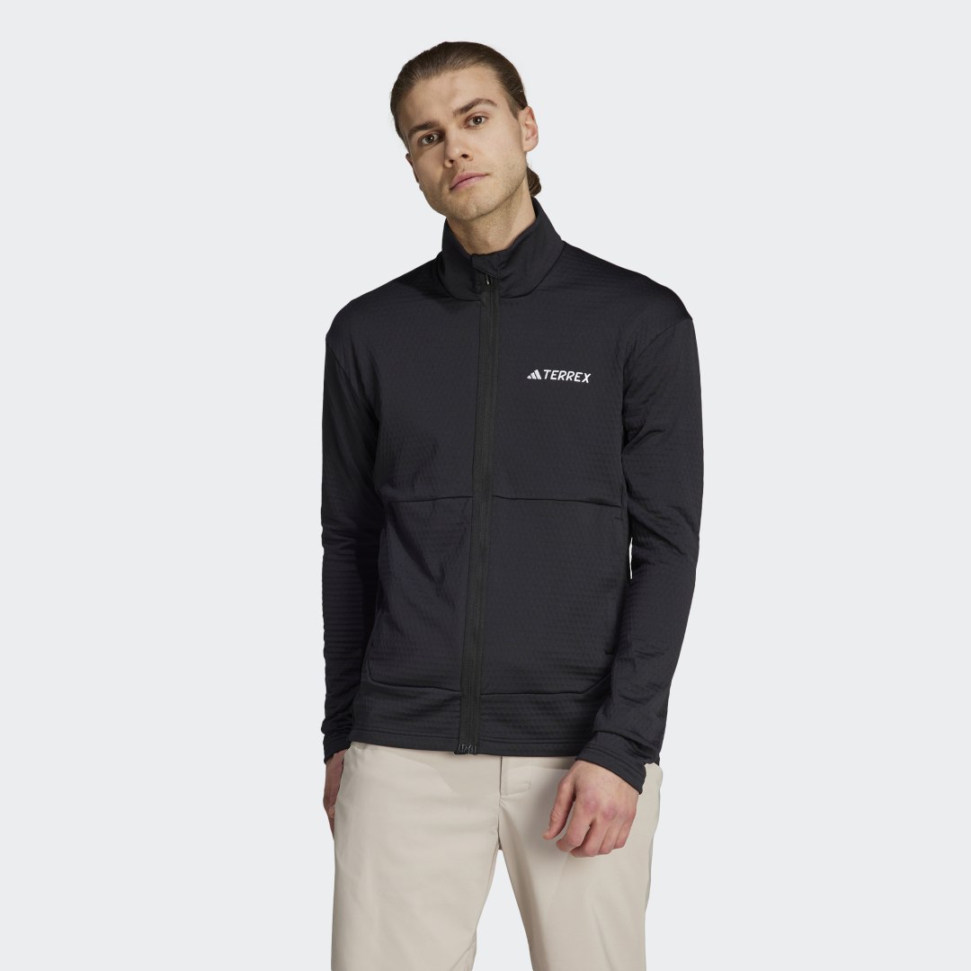 Takki adidas Performance Terrex Multi Light Fleece Full-Zip Jacket Musta | IB1818, 1