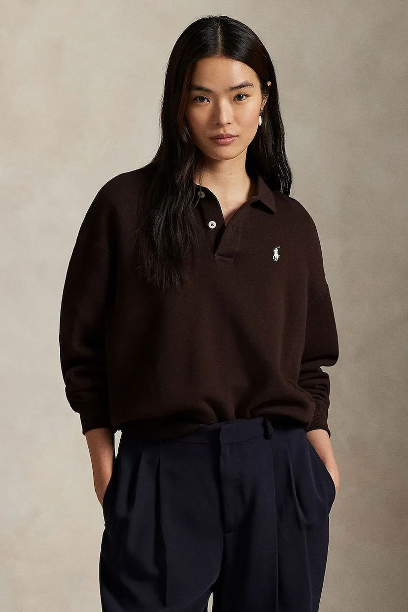 Huppari Polo by Ralph Lauren ARCTIC FLEECE Polo Sweatshirt Ruskea | 211947966009