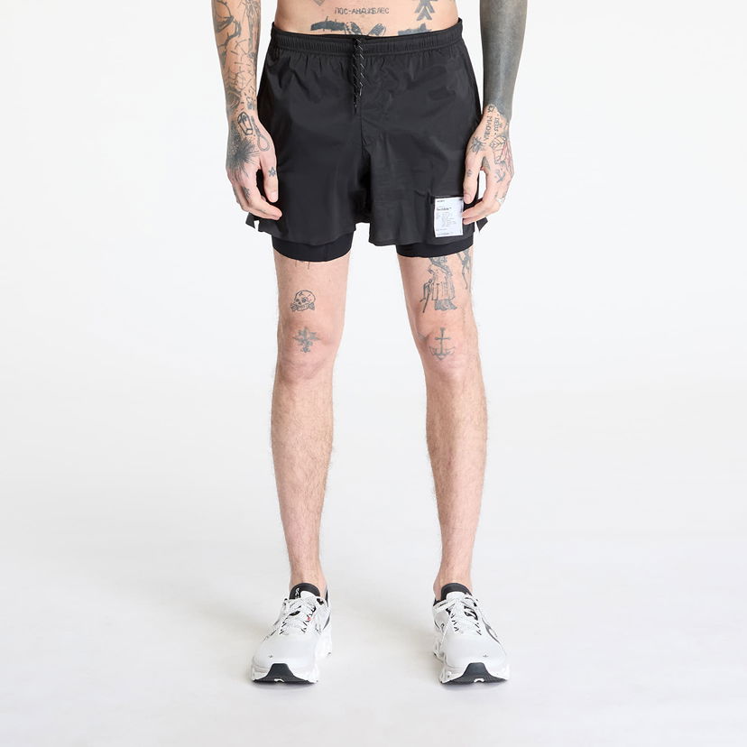 Shortsit Satisfy Satisfy TechSilk 5 Shorts Musta | 12003-BK