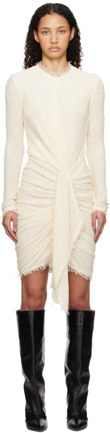 Mekko ISABEL MARANT Isabel Marant Ophelie Bouclé Minidress Valkoinen | 25PRO0679FA-C1K01I, 0