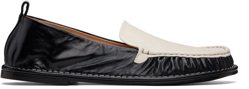 Tennarit ja kengät AMI AMI Paris Leather Midi Loafers Musta | USV058.AL0095