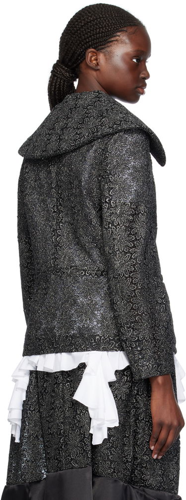 Takki Comme des Garçons Comme des Garçons Floral Jacket Musta | RM-J022-051, 2