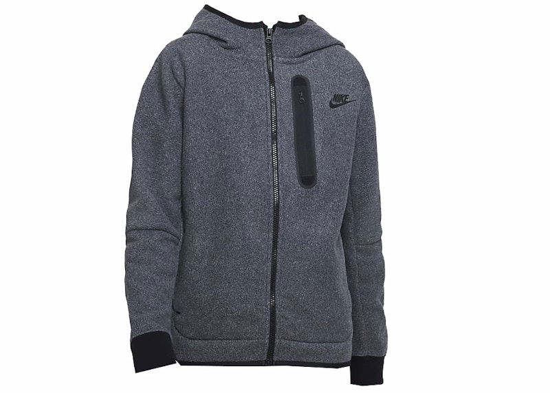 Huppari Nike Kids' Sportswear Tech Fleece Winterized Full-Zip Hoodie Harmaa | DV3064-010