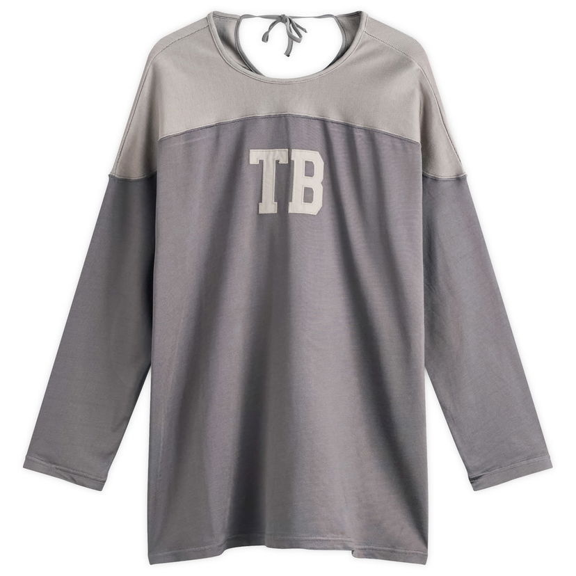 T-paita BEAMS Beams Boy Football Long Sleeve T-Shirt Harmaa | 1314-0514-101-15
