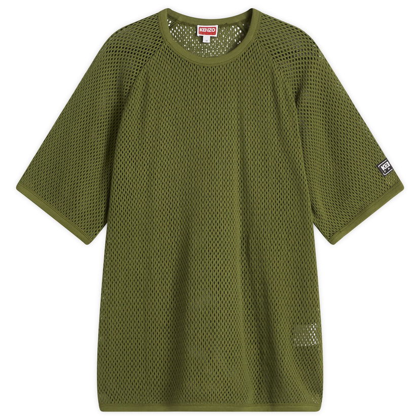 T-paita KENZO Kenzo Men's Oversized Mesh T-Shirt Vihreä | FF55TS4794CA-50