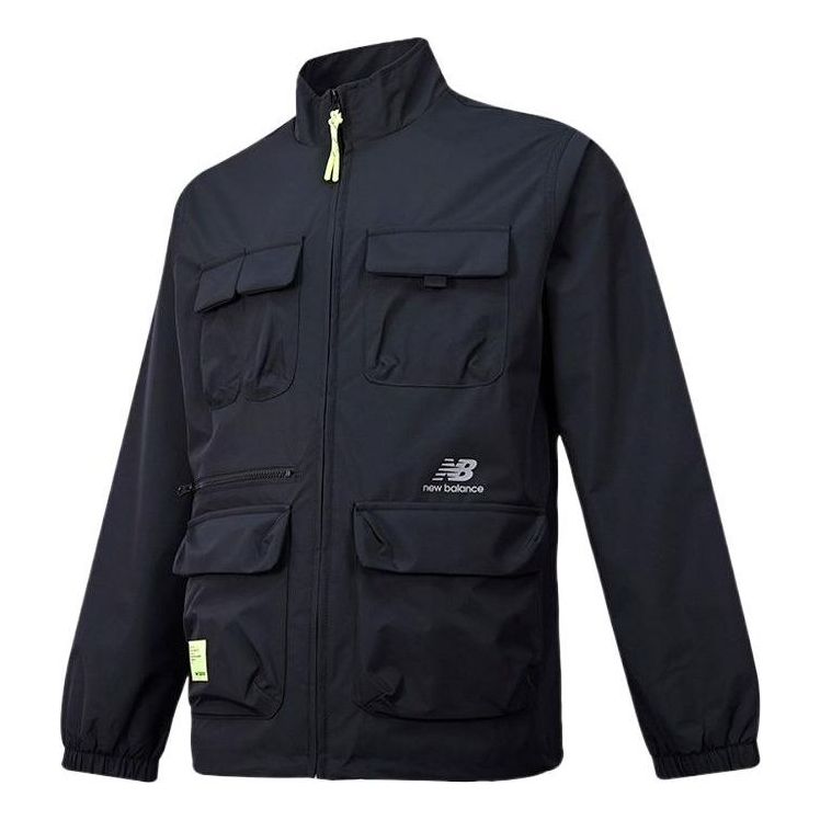 Tuulitakki New Balance Multi Pocket Jacket Musta | AMJ21368-BK
