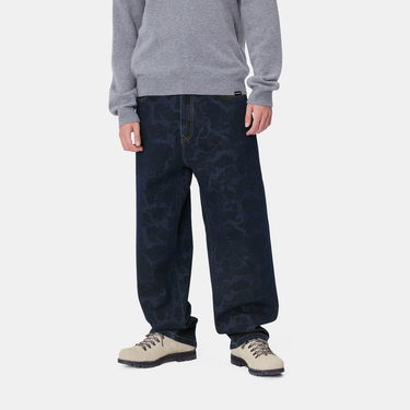 Jeans Carhartt WIP Relaxed Fit Printed Cotton Canvas Pants Sininen | I033755_3, 0