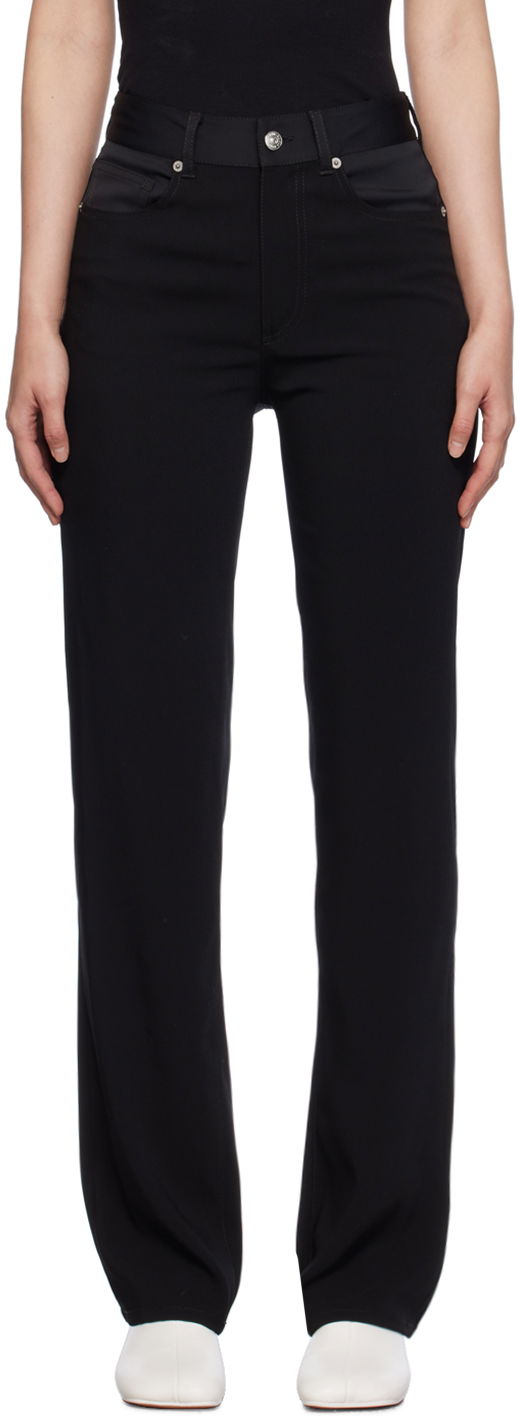 Housut Maison Margiela MM6 Maison Margiela Five-Pocket Trousers Musta | S52LA0223 S78536