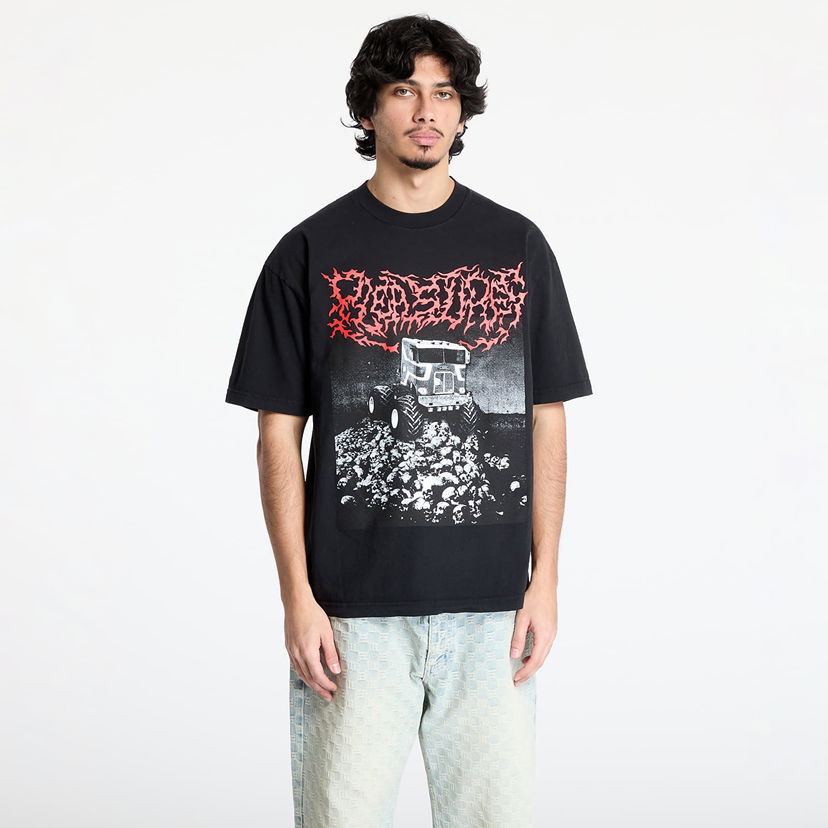 T-paita Pleasures PLEASURES Off Road Graphic T-Shirt Musta | P25SP065 BLACK