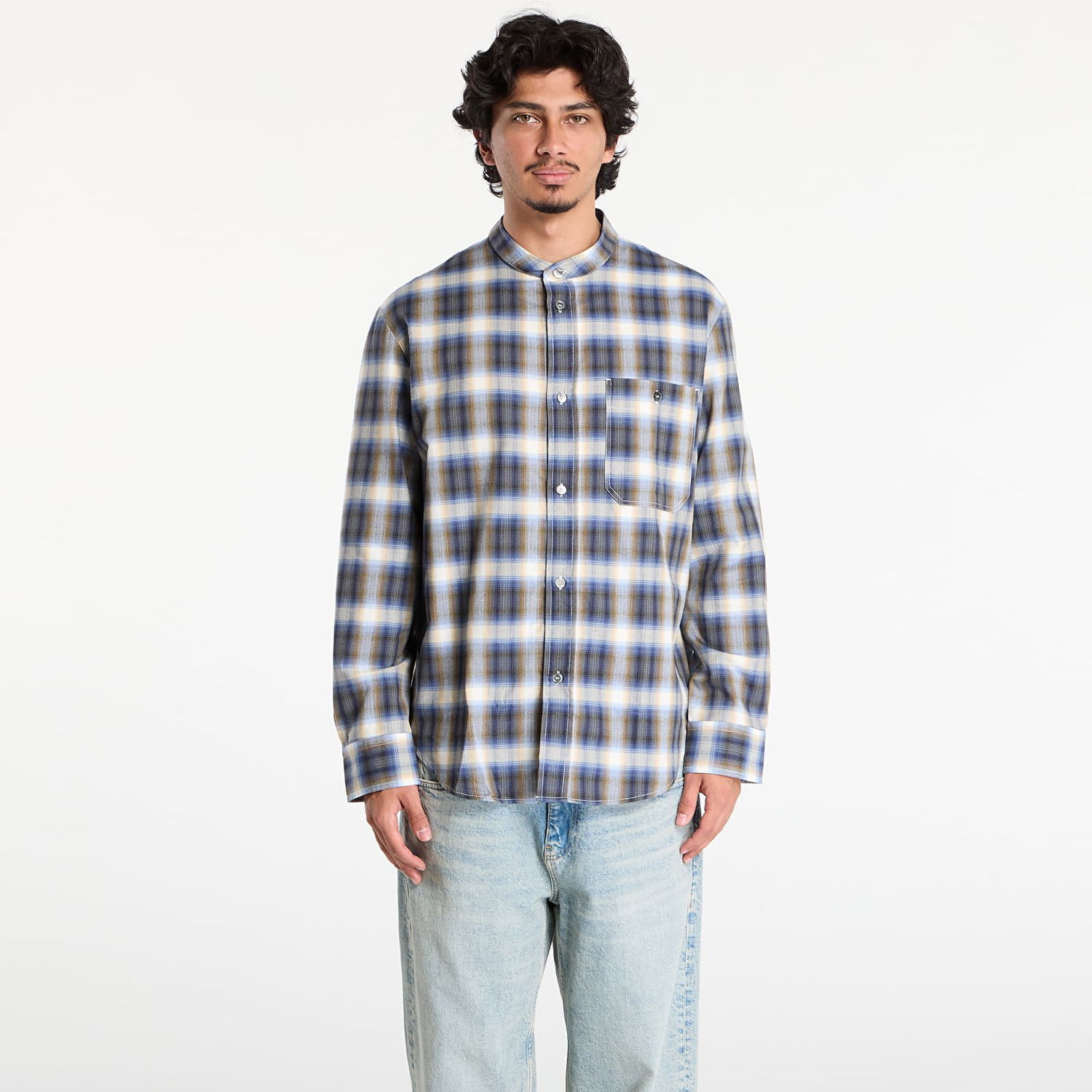 Paita A.P.C. A.P.C. Chemise Thomas Plaid Button-Down Shirt Sininen | COHKJ-H12635 IAA, 0