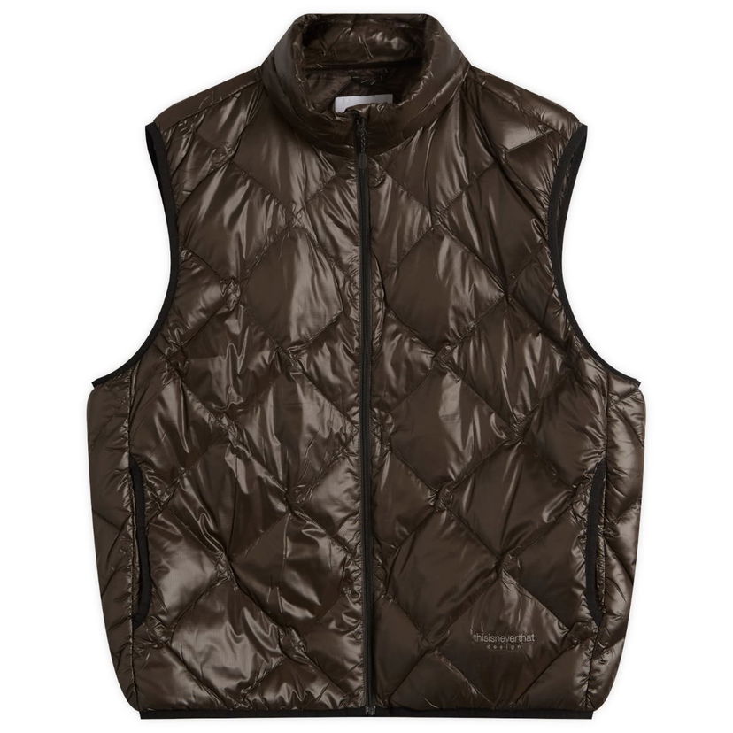 Liivi thisisneverthat PERTEX Light Down Vest Ruskea | TN253OOWVH02-BLK