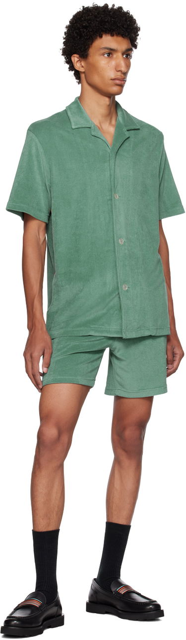 Shortsit Paul Smith Paul Smith Terry Lounge Shorts Vihreä | M1A-377-MU477, 3