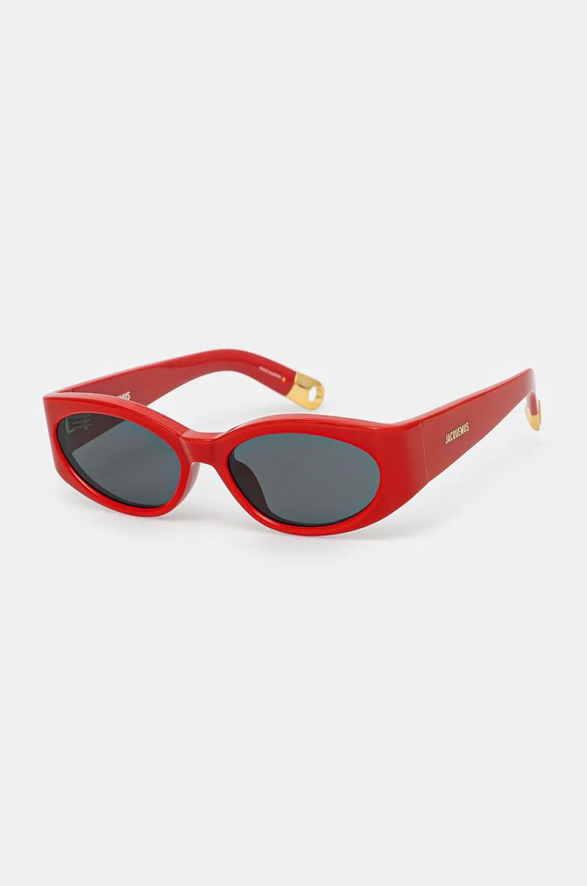 Aurinkolasit Jacquemus OVALO Sunglasses Punainen | JAC4C8SUN