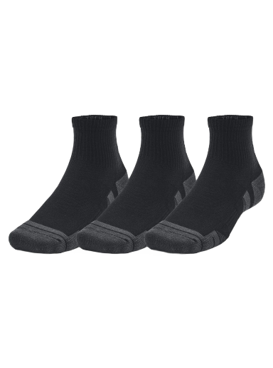 Sukat Under Armour Perfromance Tech Quarter Socks - 3 pack Musta | 1379510-001