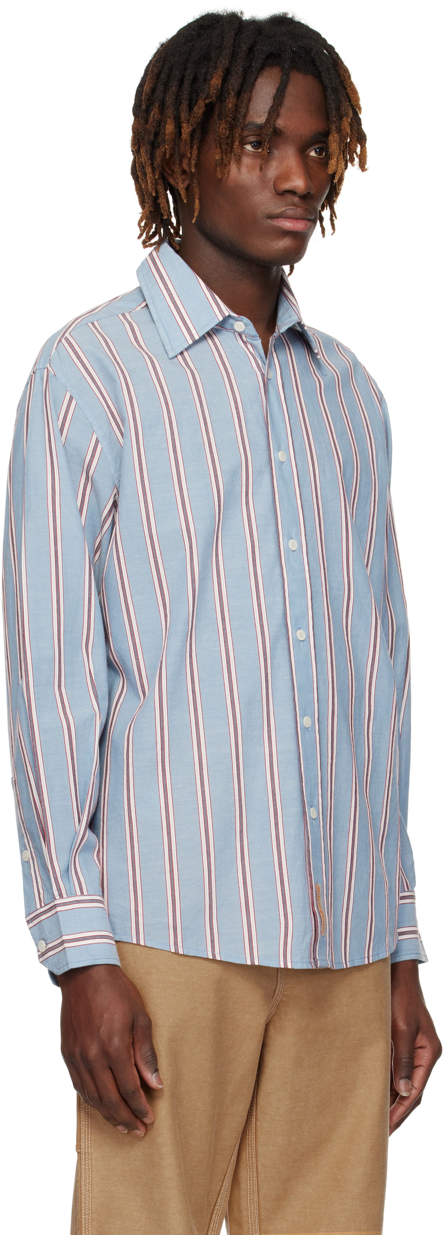 Paita Bode Bode Regatta Stripe Shirt Sininen | MRS25SH026, 1