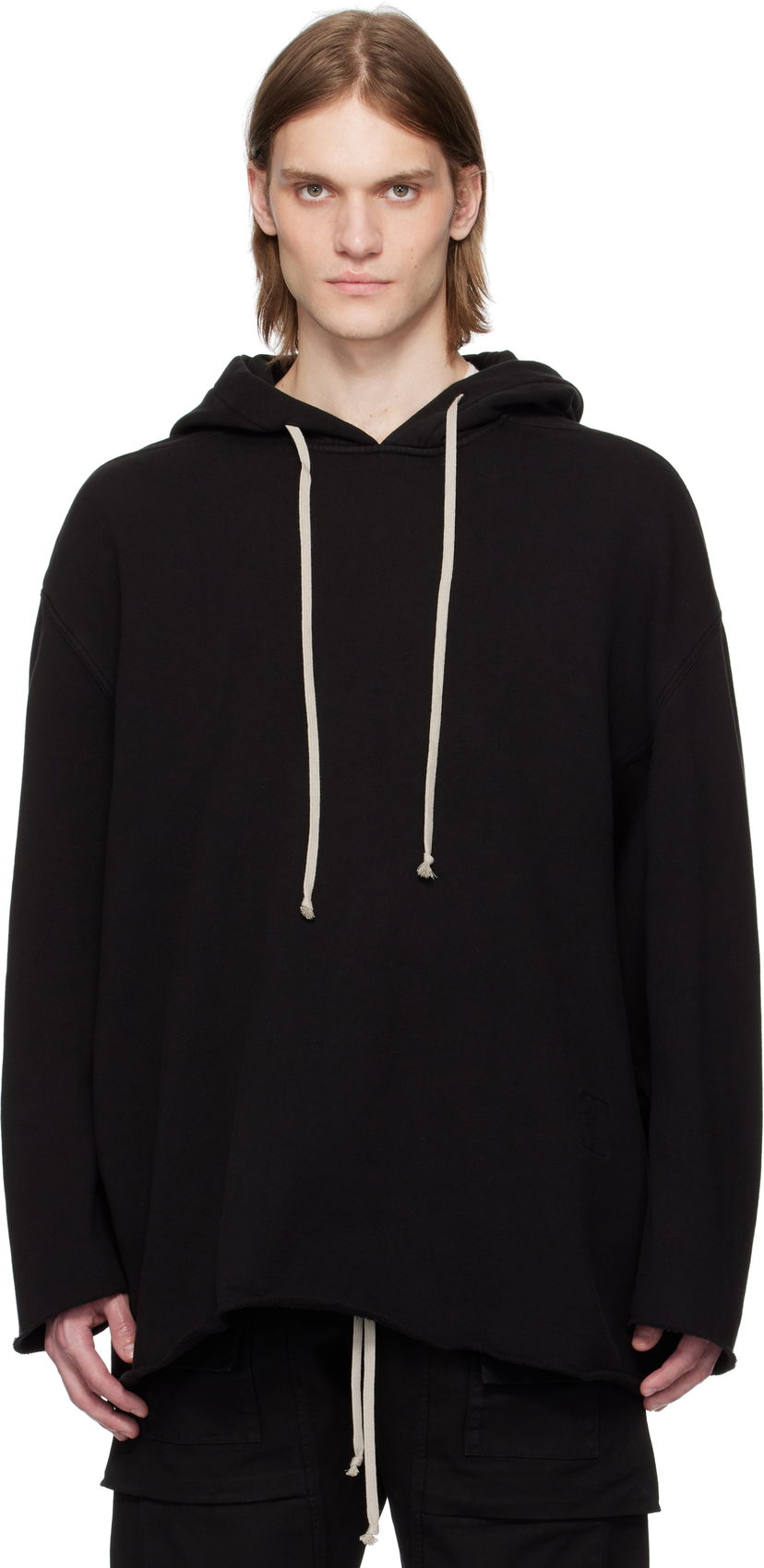 Huppari Rick Owens Rick Owens DRKSHDW Peter Hollywood Hoodie Musta | DU01E3280 FP