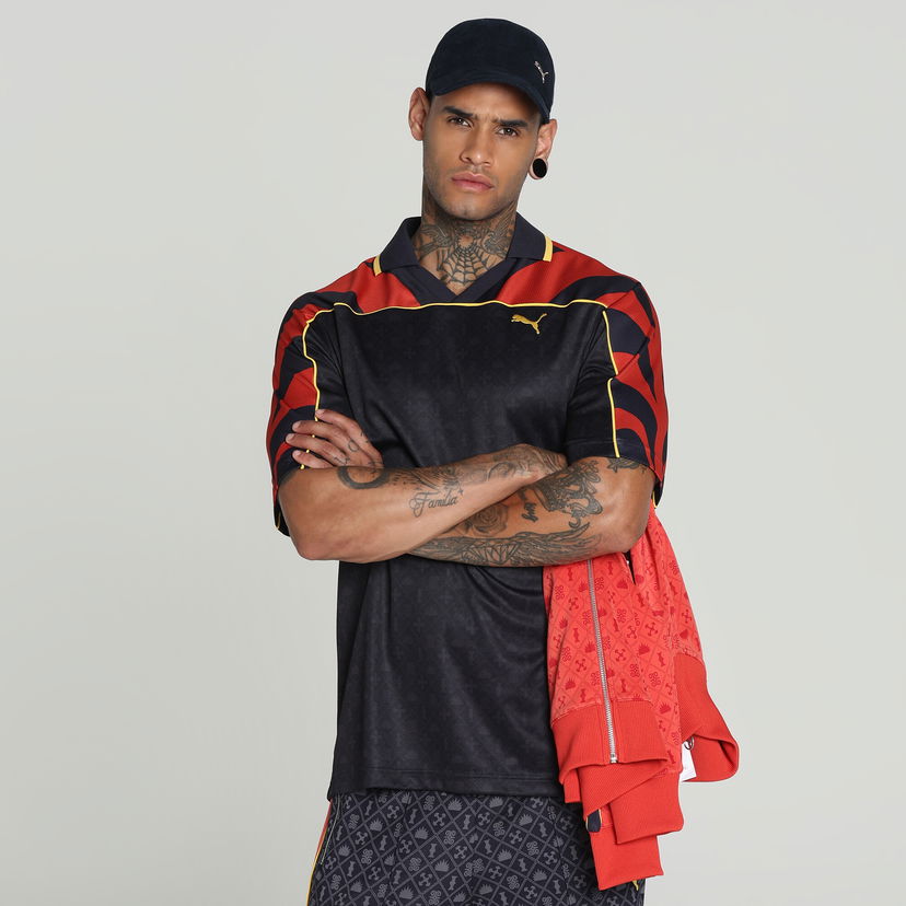 Poolopaita Puma Road To Unity Loose Fit Graphic Football Jersey Musta | 629619_16