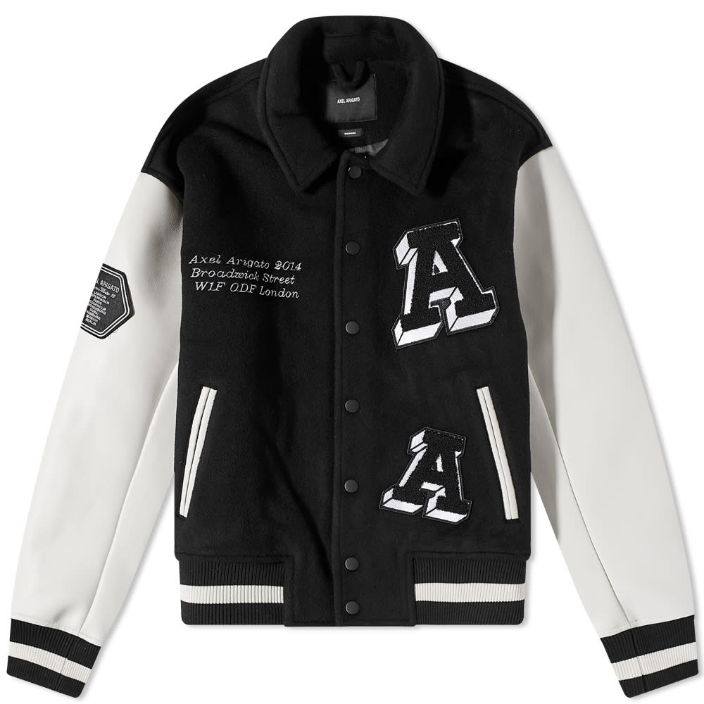Takki AXEL ARIGATO Illusion Varsity Jacket Musta | A0543001, 0