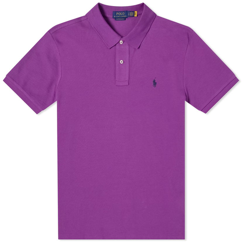 Poolopaita Polo by Ralph Lauren Custom Fit Polo Shirt Violetti | 710782592029