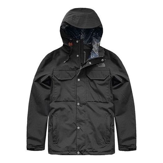 Parka The North Face Dryvent Down Puffer Hood Jacket Musta | NF0A497F-JK3