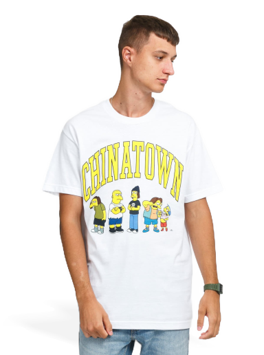 T-paita MARKET The Simpsons Ha Ha Arc Tee Valkoinen | CTM1990350 / 1201