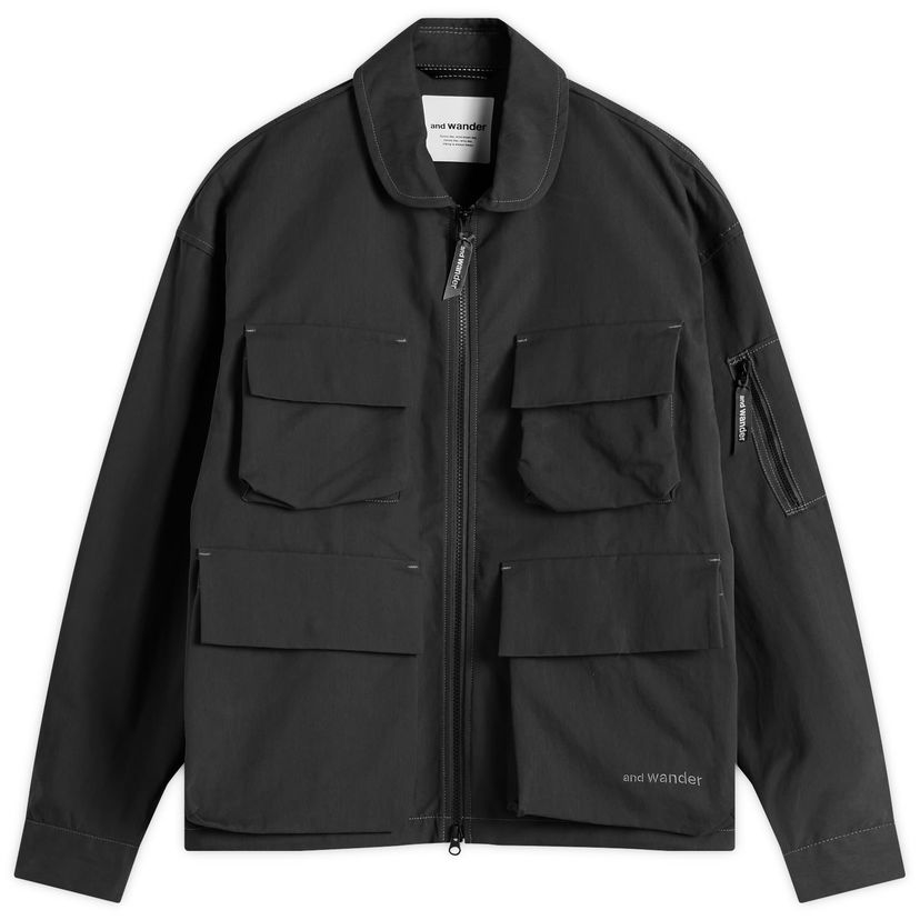 Takki and wander C/PE Twill Field Jacket, Size Small Musta | 5745281054-010