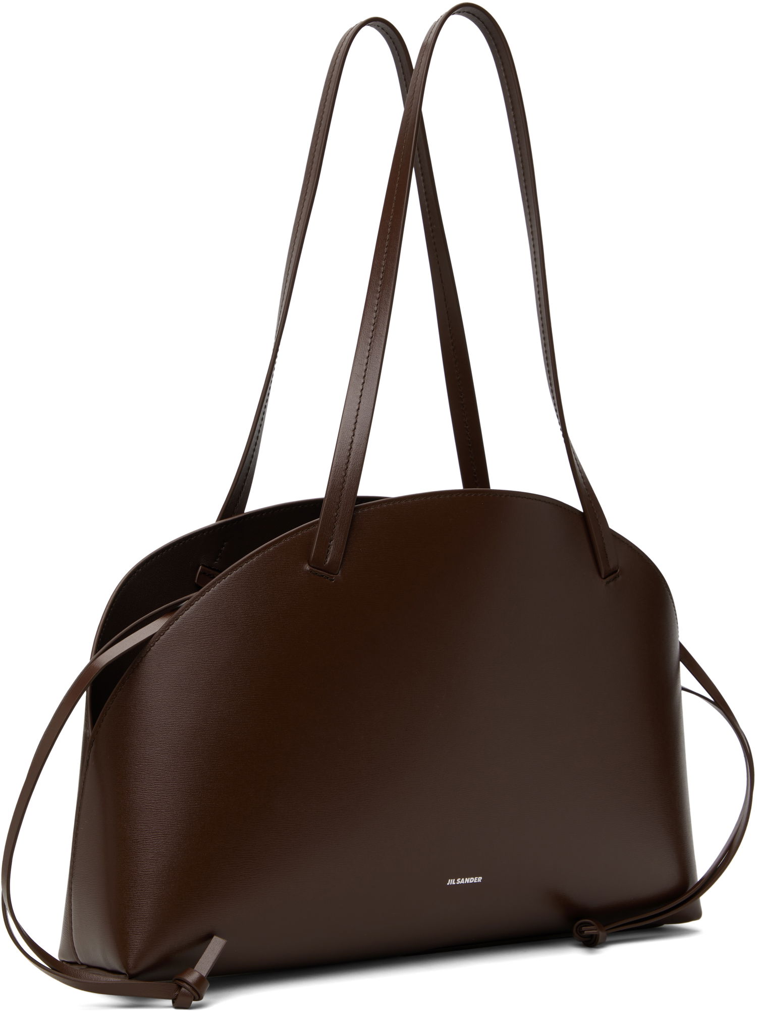 Käsilaukku Jil Sander Jil Sander Curve Medium Shoulder Bag Ruskea | J07ZH0054_P7101, 1