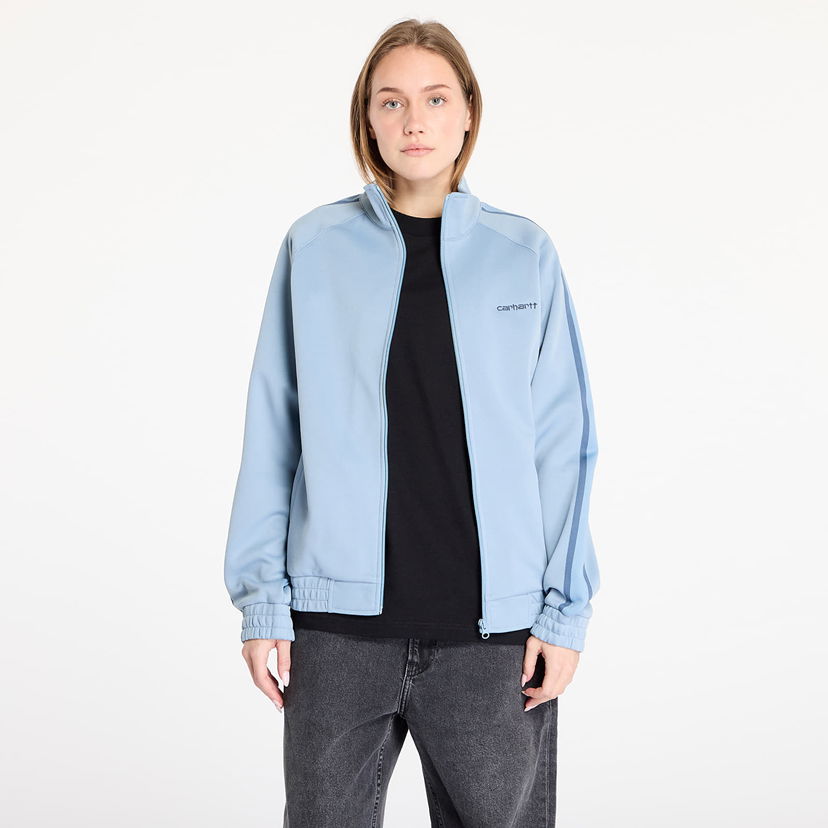 Huppari Carhartt WIP Sweatshirt Bolan Jacket UNISEX Dusty Ice/ Positano S Turkoosi | I033926.2JNXX