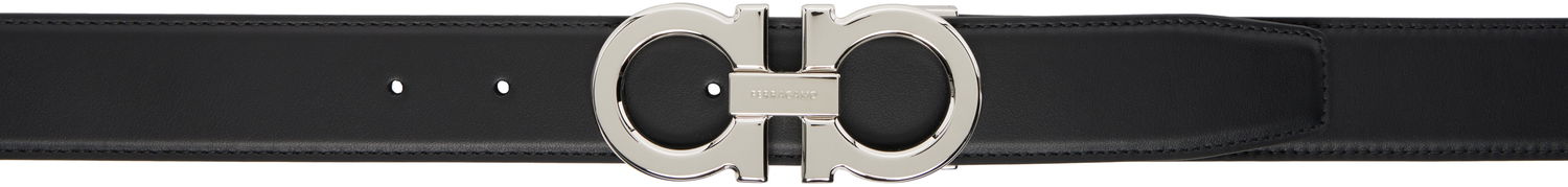 Vyöt FERRAGAMO Reversible Adjustable Belt Musta | 686671, 0