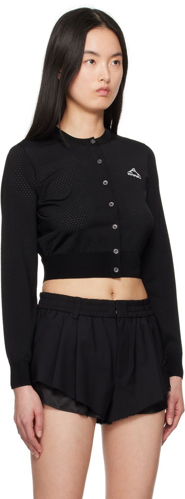 Villapaita Alexander Wang alexanderwang.t Cropped Athletic Mesh Cardigan Vaaleanpunainen | 4KC2253016, 4