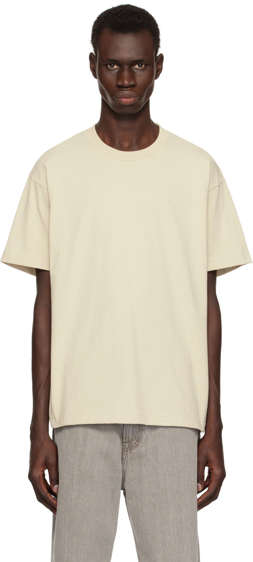 T-paita John Elliott John Elliott University T-Shirt Beige | A190M6433A
