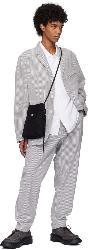 Housut Engineered Garments Engineered Garments Andover Striped Trousers Valkoinen | 25S1F001, 3