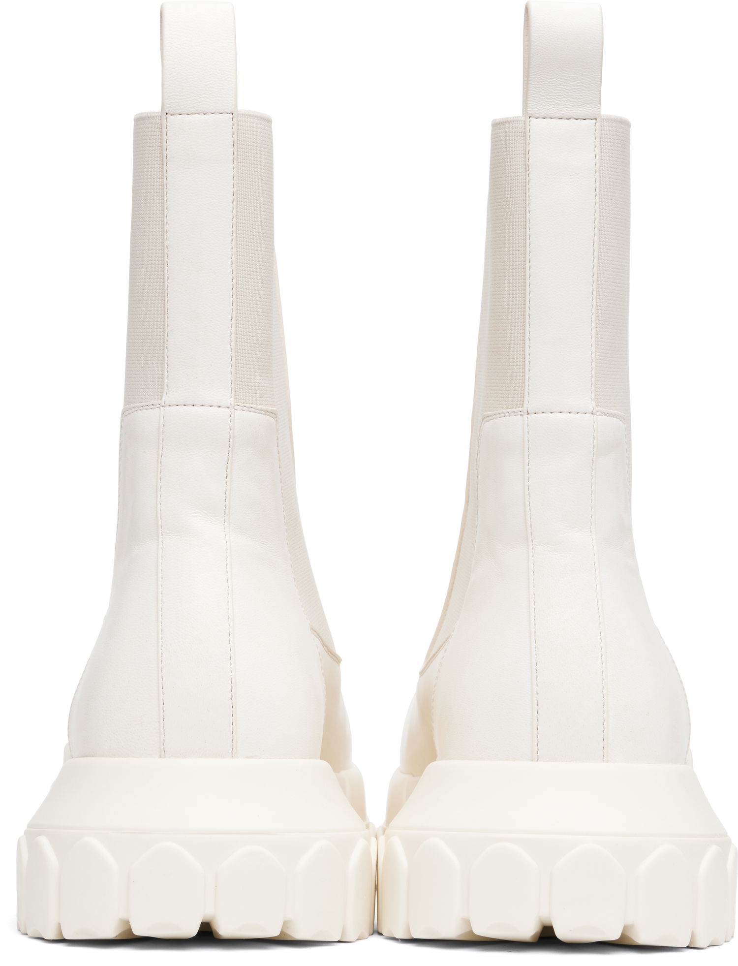 Tennarit ja kengät Rick Owens Rick Owens Concordians Beatle Bozo Tractor Chelsea Boots Valkoinen | RU02E1881 LBH, 1