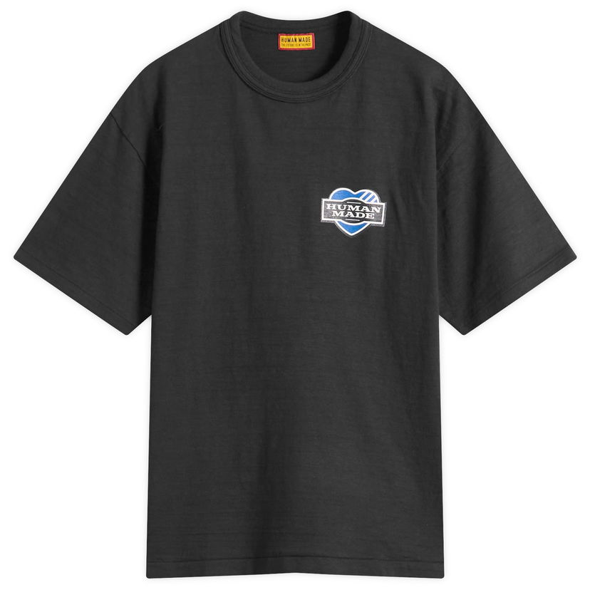 T-paita Human Made Human Made Heart Stamp T-Shirt, Size Large Musta | HM30TE012-BLK