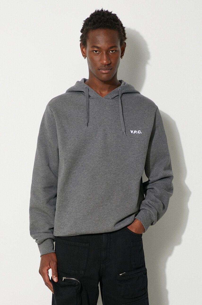 Huppari A.P.C. Boxy Petit Hoodie Harmaa | COHBR.H27917.TPR, 0
