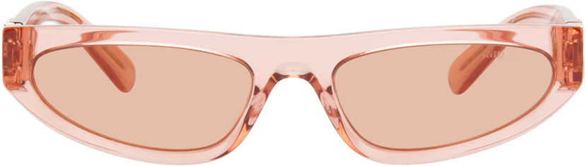 Aurinkolasit Miu Miu Miu Miu Cat Eye Acetate Sunglasses Vaaleanpunainen | 0MU 07ZS 8056262094778