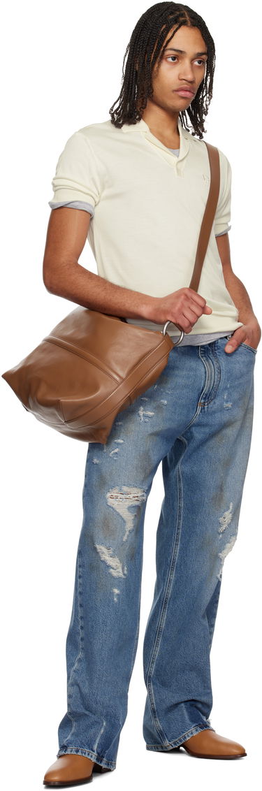 Jeans Dolce & Gabbana Dolce&Gabbana Oversized Distressed Tag Jeans Sininen | GWVNXDG8MT7, 3