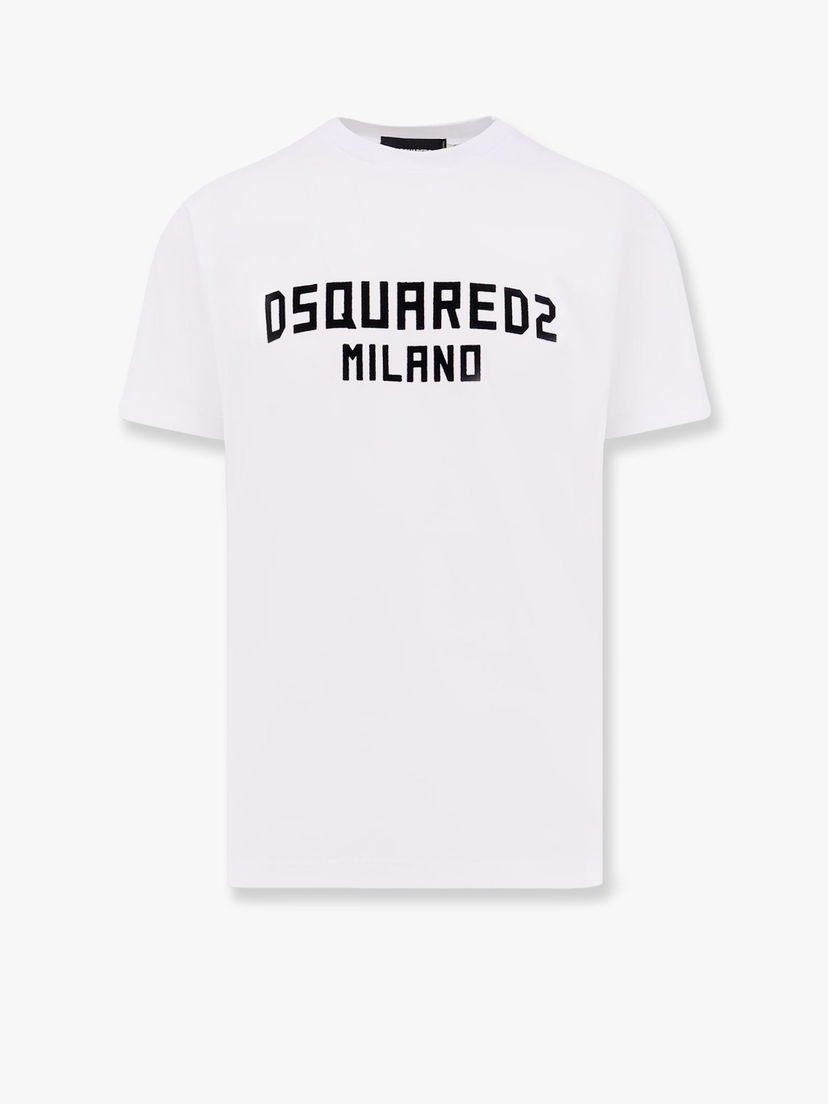 T-paita DSQUARED2 Men's White Graphic T-Shirt Valkoinen | S74GD1418D20020961
