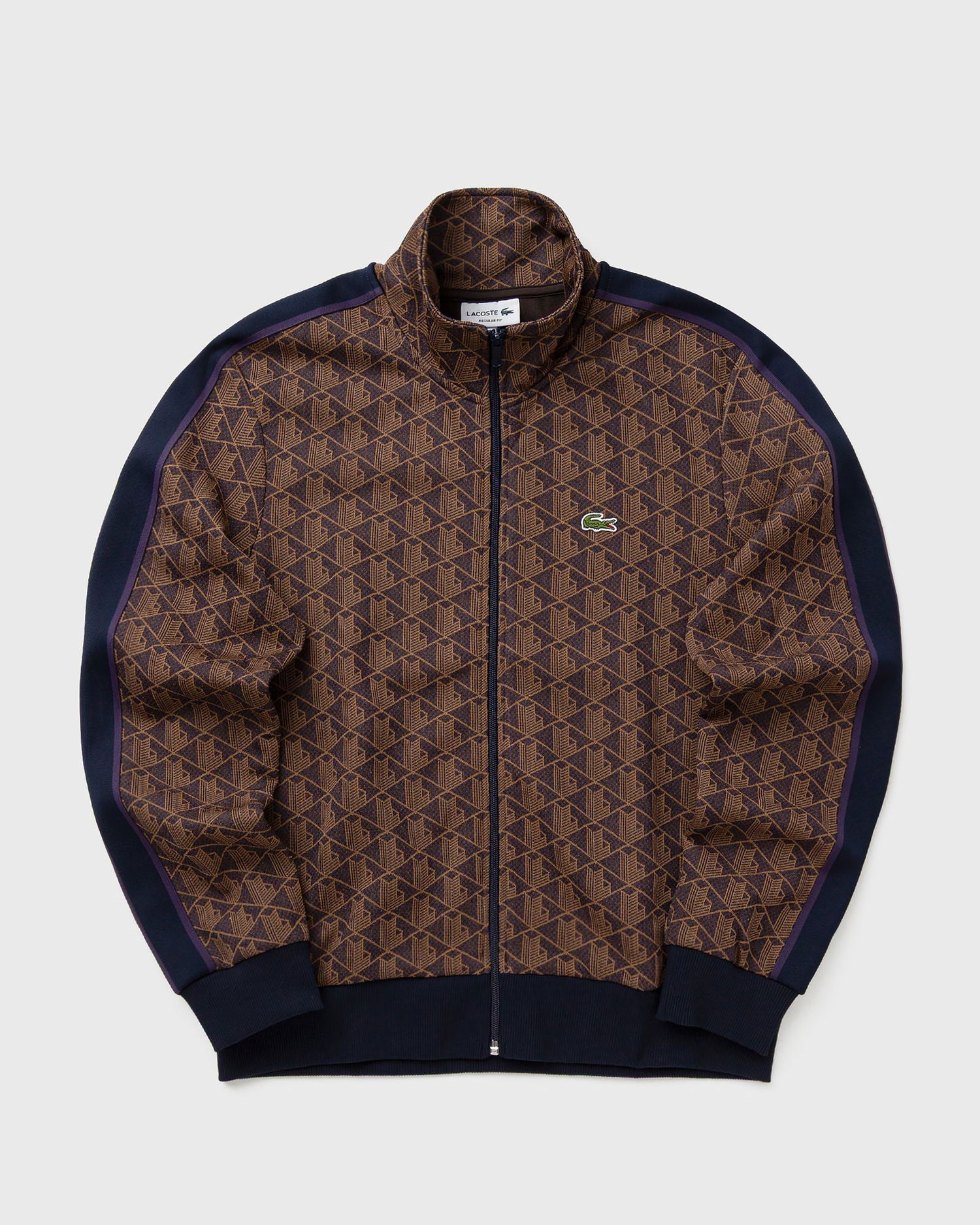 Huppari Lacoste Monogram Pattern Full-Zip Track Sweatshirt with Side Stripes Monivärinen | SH1368-9I4, 1