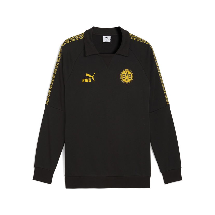 Huppari Puma Borussia Dortmund KING Drill Top Musta | 782583_10