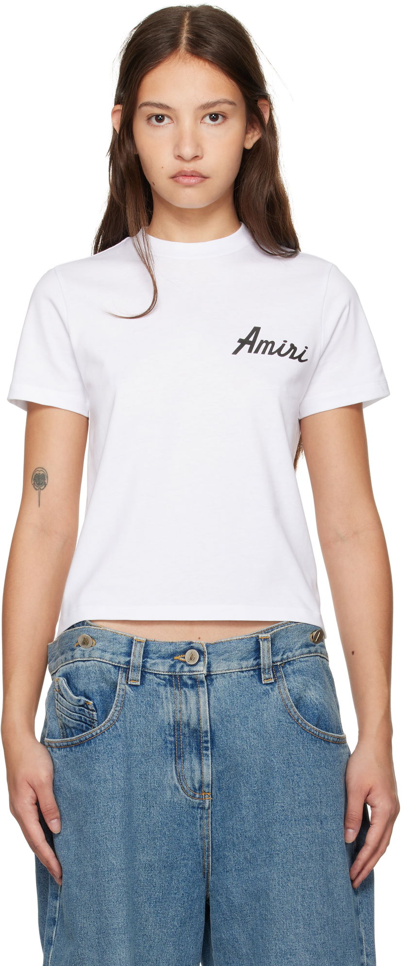 T-paita AMIRI City Logo T-Shirt Valkoinen | AWJYTE1055