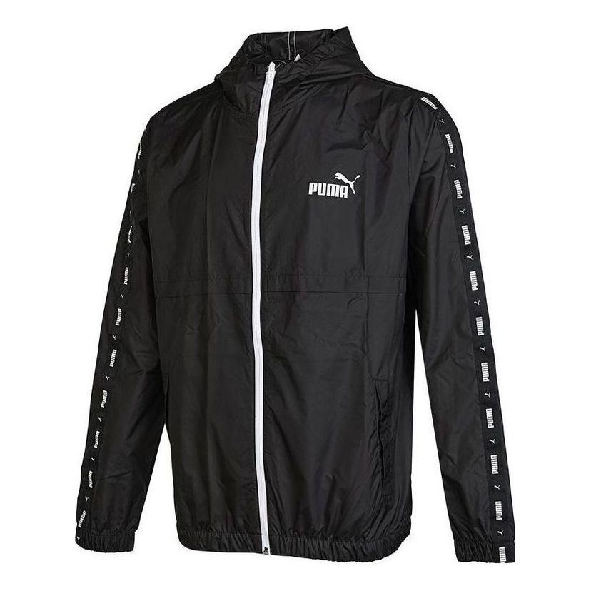 Tuulitakki Puma Taped Sports Jacket Musta | 849499-01