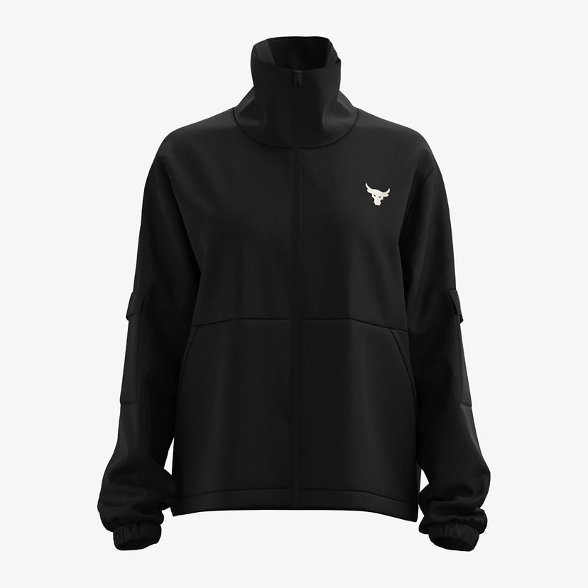 Takki Under Armour Project Rock Woven Jacket Musta | 1365993-001